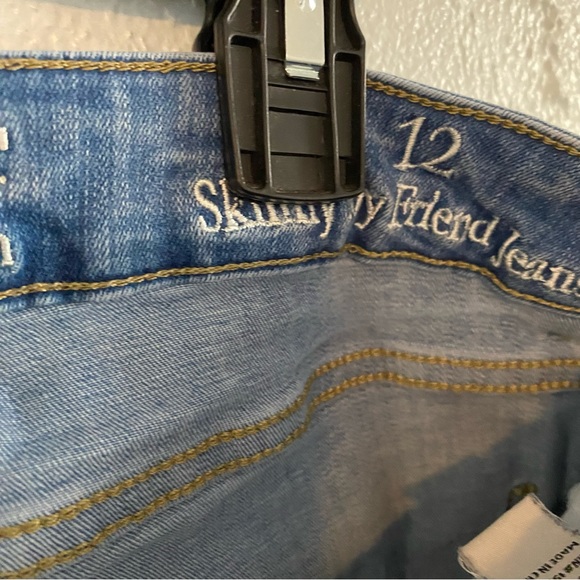 Resfeber Los Angeles Collection Boyfriend Jeans Womens Size 12 Skinny Distress - Picture 3 of 6